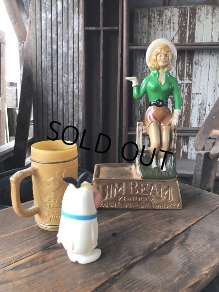 画像20: 70s Vintage Advertising JIM BEAM Bourbon Whiskey Cowgirl Counter Display Statue (R613) (20)