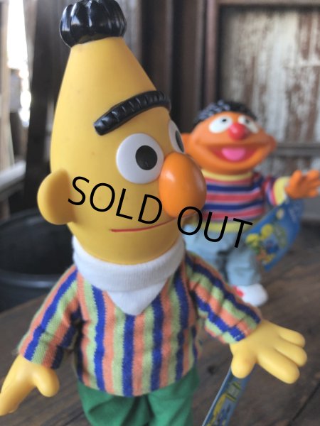 画像9: 90s Vintage Applause SESAME STREET Ernie ＆ Bert Doll Set (R615) (9)