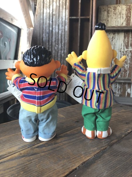 画像4: 90s Vintage Applause SESAME STREET Ernie ＆ Bert Doll Set (R615) (4)
