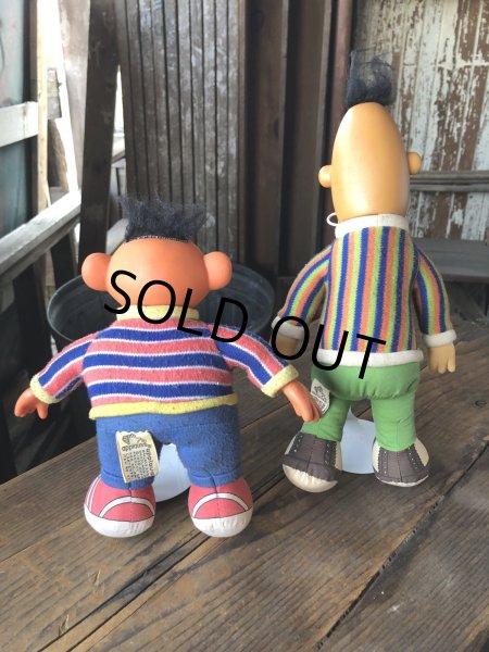 画像3: 80s Vintage Applause SESAME STREET Ernie ＆ Bert Doll Set (R614) (3)
