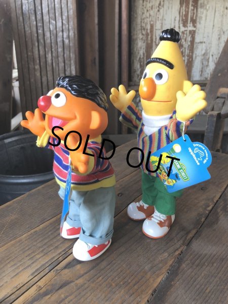 画像3: 90s Vintage Applause SESAME STREET Ernie ＆ Bert Doll Set (R615) (3)