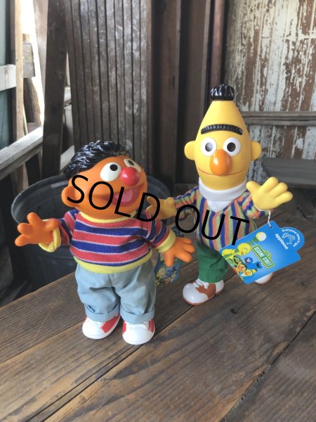画像6: 90s Vintage Applause SESAME STREET Ernie ＆ Bert Doll Set (R615) (6)
