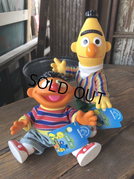 画像7: 90s Vintage Applause SESAME STREET Ernie ＆ Bert Doll Set (R615) (7)