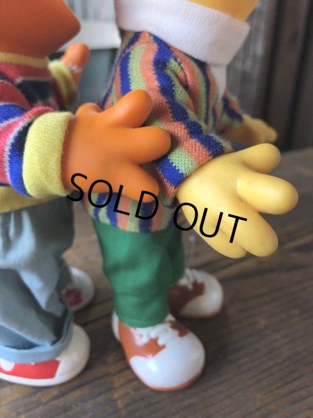 画像11: 90s Vintage Applause SESAME STREET Ernie ＆ Bert Doll Set (R615) (11)