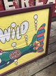 画像5: Vintage 7UP WET UN WiLD Green Bottle Submarine w/Frame 150cm x 82cm Big Size (R616) (5)