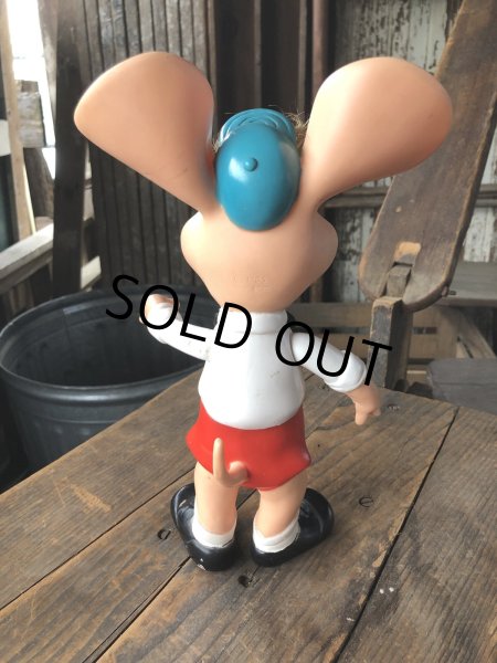 画像3: 60s Vintage Topo Gigio Vinyl Doll w/Bow Tie (R624) (3)