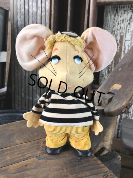 画像1:  Vintage Topo Gigio Plush Doll (R625) (1)