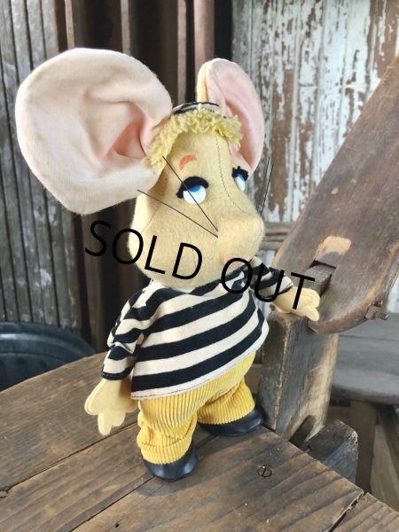 画像2:  Vintage Topo Gigio Plush Doll (R625) (2)