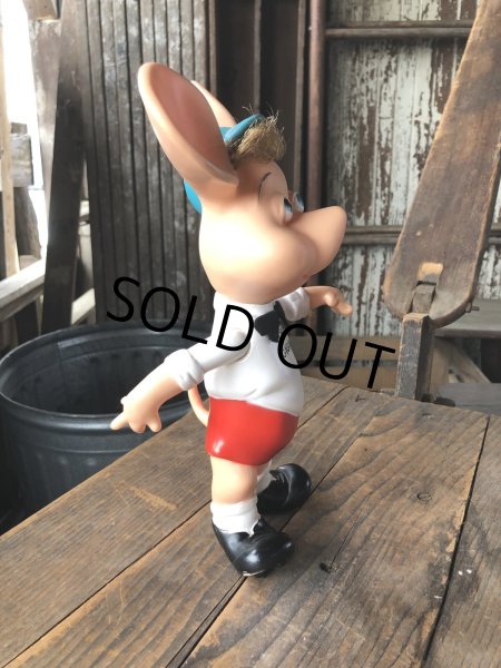 画像2: 60s Vintage Topo Gigio Vinyl Doll w/Bow Tie (R624) (2)