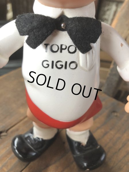 画像6: 60s Vintage Topo Gigio Vinyl Doll w/Bow Tie (R624) (6)