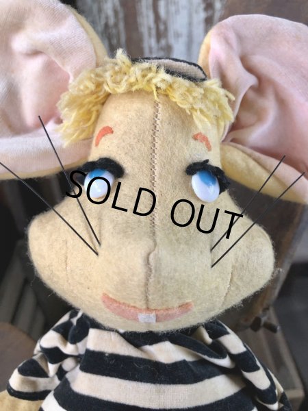 画像7:  Vintage Topo Gigio Plush Doll (R625) (7)