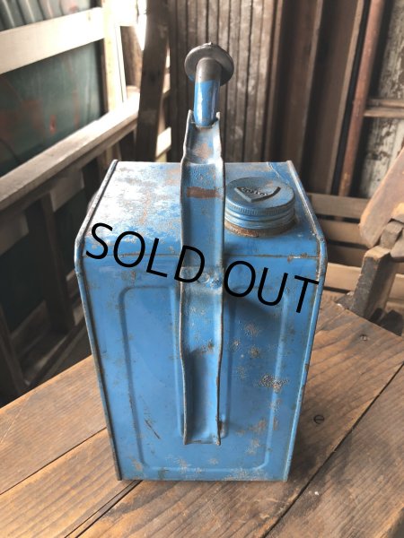 画像5: 50s Vintage ESSO Blue Valor Paraffin Can (R628)  (5)