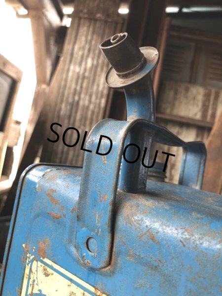 画像15: 50s Vintage ESSO Blue Valor Paraffin Can (R628)  (15)