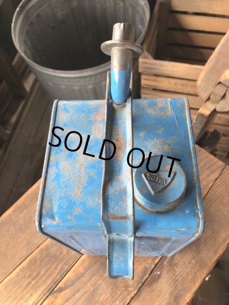 画像11: 50s Vintage ESSO Blue Valor Paraffin Can (R628)  (11)