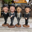 画像1: 80s Vintage ESCO The Beatles Chalkware Statues Complete Set (R630) (1)