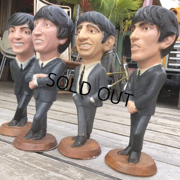 画像11: 80s Vintage ESCO The Beatles Chalkware Statues Complete Set (R630) (11)