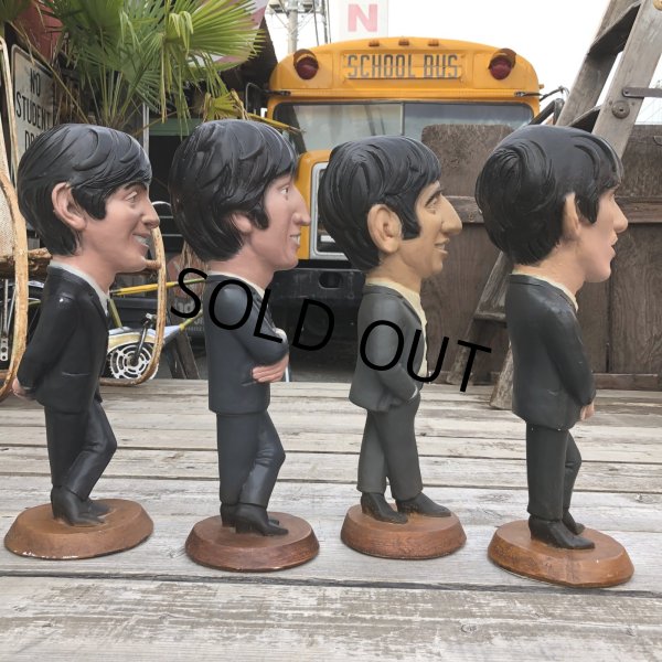 画像4: 80s Vintage ESCO The Beatles Chalkware Statues Complete Set (R630) (4)