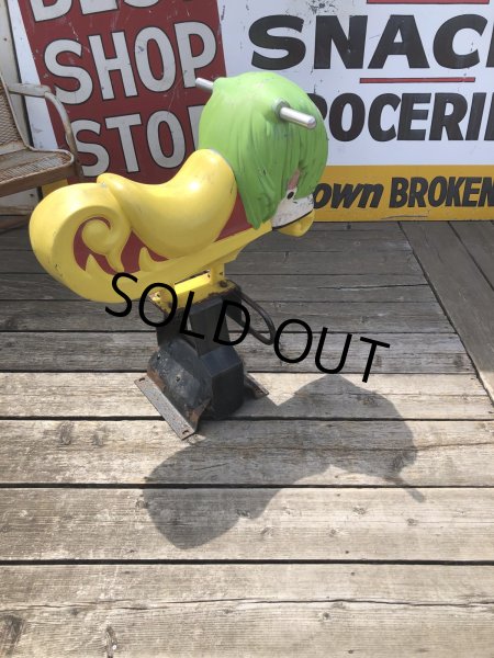 画像12: 70s Vintage McDonald's Fry Guys Playground Ride-On (R632) (12)