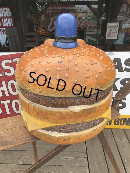 画像4: 70s Vintage Mcdonald's Playland Officer Big Mac Head Statue Huge (R633) (4)