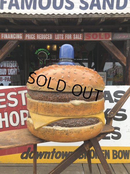 画像7: 70s Vintage Mcdonald's Playland Officer Big Mac Head Statue Huge (R633) (7)