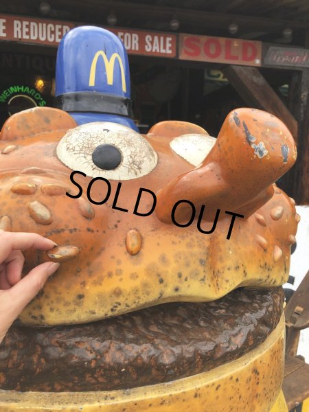 画像3: 70s Vintage Mcdonald's Playland Officer Big Mac Head Statue Huge (R633) (3)