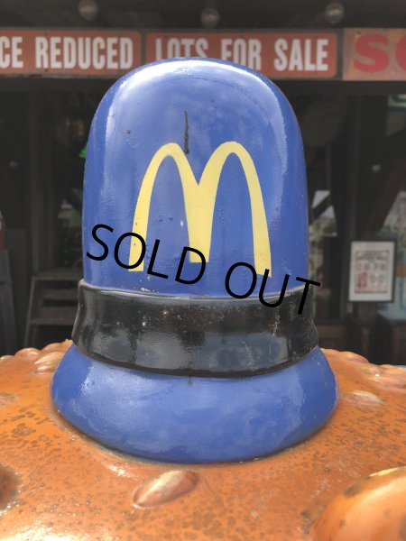 画像10: 70s Vintage Mcdonald's Playland Officer Big Mac Head Statue Huge (R633) (10)