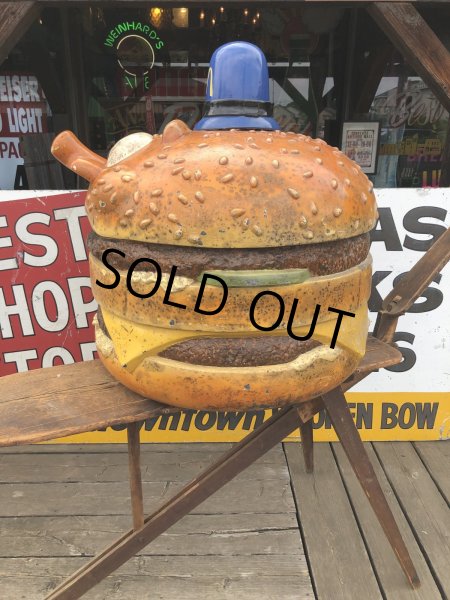 画像6: 70s Vintage Mcdonald's Playland Officer Big Mac Head Statue Huge (R633) (6)
