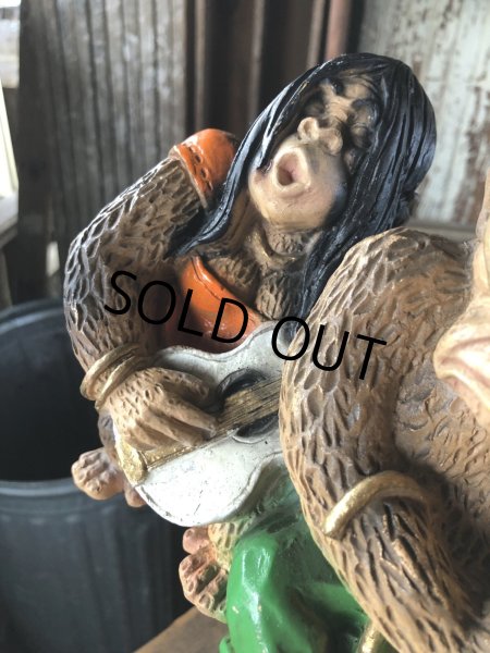 画像9: 70s Universal Statuary Corp V. Kendrick Hippy &amp; Parents Gorilla Figure Statue (R634) (9)