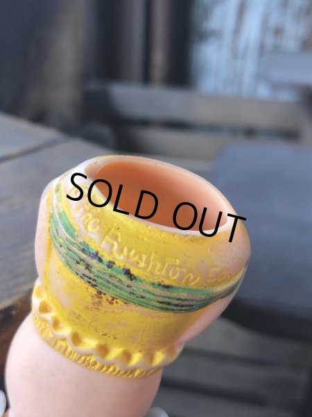 画像5: 70s Vintage Rushton NEW ZOO REVUE Henrietta the Hippo Finger Puppet (R639) (5)