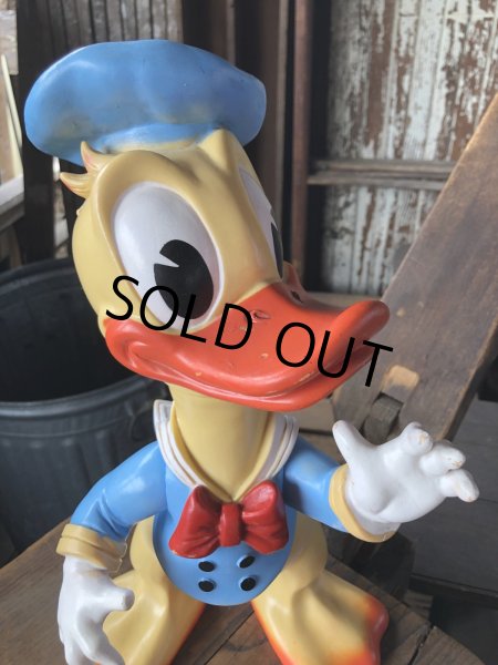 画像7: 60s Vintage Ledraplastic Ledra Disney Donald Duck Squeak Rubber Toy BIG SIZE (R640) (7)