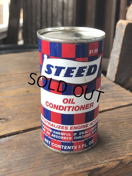 画像1: Vintage STEED Oil Conditioner Can (R650) (1)