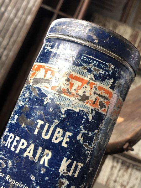 画像2: Vintage ALLSTATE Tube Repair kit Can (R643) (2)
