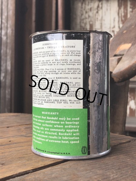 画像4: Vintage BARDAHL Motor Oil Can (R652) (4)