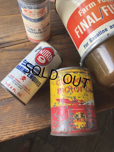 画像9: Vintage SHELL outboard motor oil Can (R647) (9)
