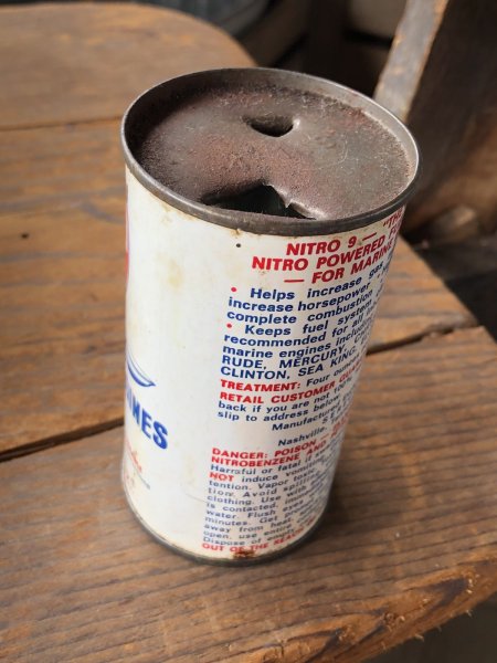 画像3: Vintage NITRO 9 MARINE ENGINES Can (R648) (3)