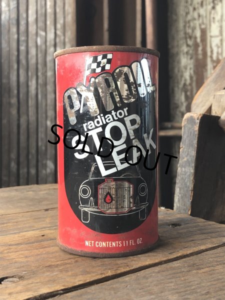 画像2: Vintage PYR OIL Radiator STOP LEAK Can (R646) (2)