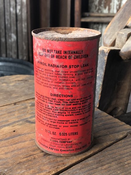 画像4: Vintage PYR OIL Radiator STOP LEAK Can (R646) (4)