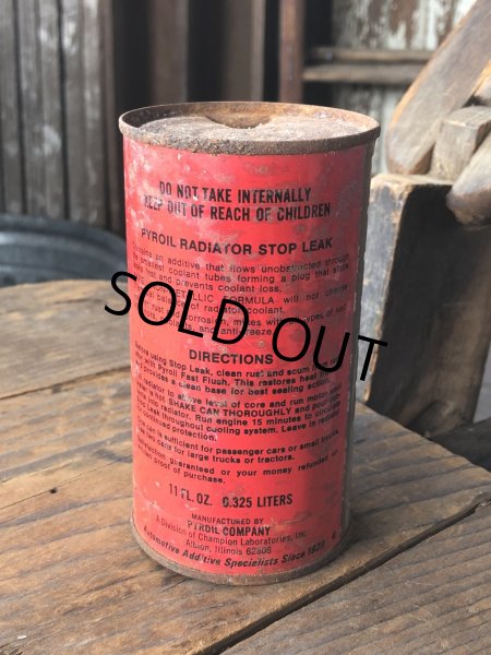 画像4: Vintage PYR OIL Radiator STOP LEAK Can (R646) (4)