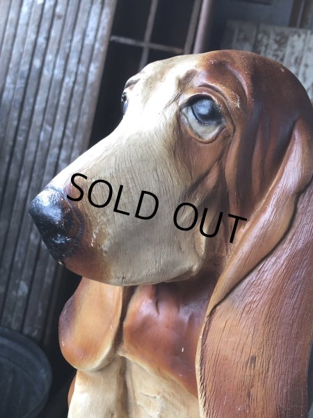 画像8: 60s Vintage Hush Puppies Brand Advertising Basset Hound Store Display Statue (R654) (8)