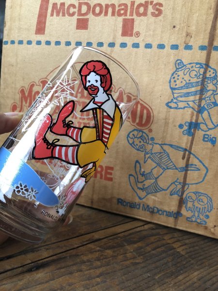 画像8: 70s Vintage Glass McDonaland Action Series Ronald McDonald (R655) (8)
