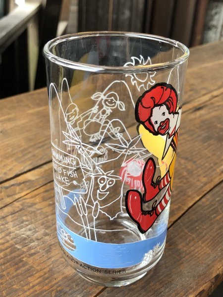 画像6: 70s Vintage Glass McDonaland Action Series Ronald McDonald (R655) (6)