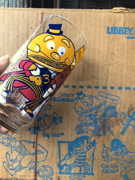 画像6: 70s Vintage Glass McDonaland Action Series Mayor McCheese (R656) (6)