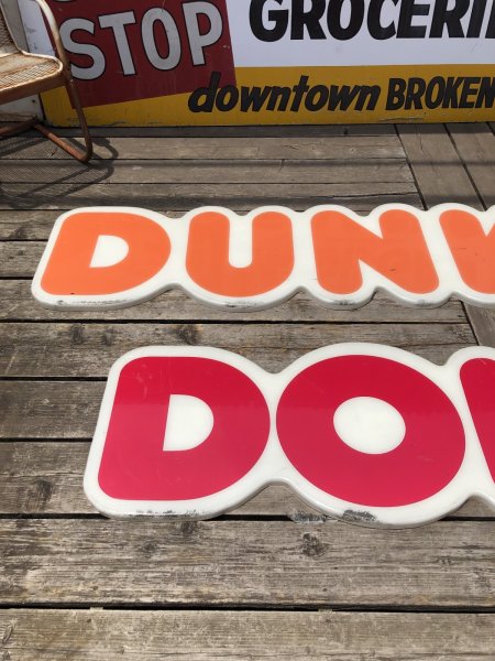 画像5: 【店舗引き取り限定】 Vintage Advertising Dunkin' Donuts Store Display Sign Huge!!! (R659) (5)