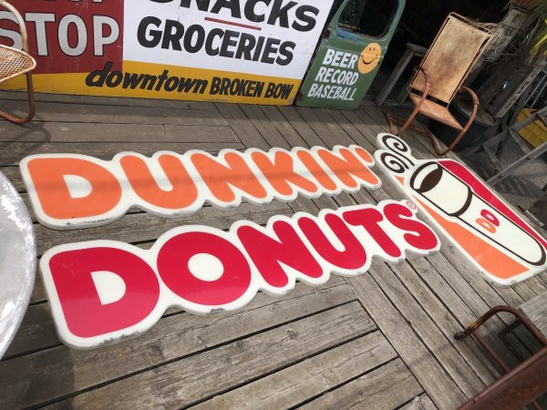 画像19: 【店舗引き取り限定】 Vintage Advertising Dunkin' Donuts Store Display Sign Huge!!! (R659) (19)