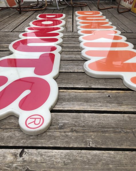 画像9: 【店舗引き取り限定】 Vintage Advertising Dunkin' Donuts Store Display Sign Huge!!! (R659) (9)