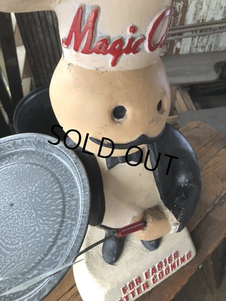 画像11: Vintage Magic Chef Advertising Store Display Statue Hard to Find! (R660) (11)