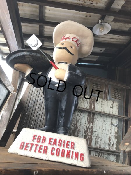 画像16: Vintage Magic Chef Advertising Store Display Statue Hard to Find! (R660) (16)