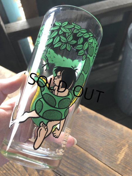 画像8: 70s Vintage Pepsi Glass Disney The Jungle Book Kaa (R662) (8)