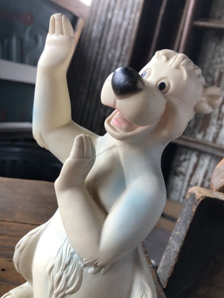 画像7: 60s Vintage Holland Hall Walt Disney Jungle Book Baloo Rubber Squeak Toy (R661) (7)