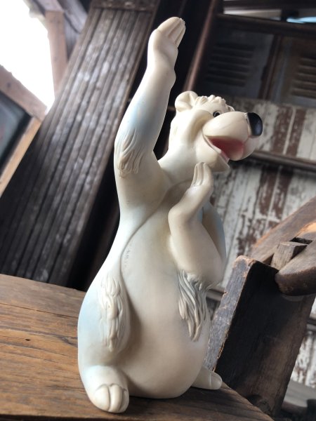 画像5: 60s Vintage Holland Hall Walt Disney Jungle Book Baloo Rubber Squeak Toy (R661) (5)